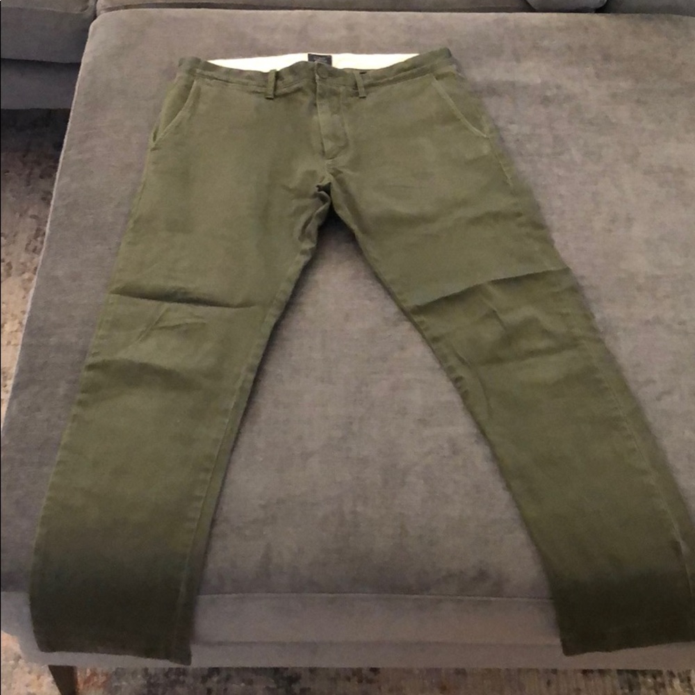 J Crew Army Green Chinos